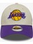 Contrast Patch La Lakers Unisex Krem/mor Şapka.- 2