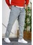 Erkek Düz Paça Yıkamalı Boyfriend Pantolon 4