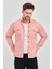 Slim Fit Çift Cepli Çıtçıtlı Dar Kalıp Pamuklu Kot Gömlek 7