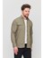 Slim Fit Çift Cepli Çıtçıtlı Dar Kalıp Pamuklu Kot Gömlek 5