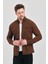 Slim Fit Çift Cepli Çıtçıtlı Dar Kalıp Pamuklu Kot Gömlek 6