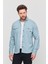 Slim Fit Çift Cepli Çıtçıtlı Dar Kalıp Pamuklu Kot Gömlek 6