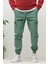 Erkek Beli Lastikli Likralı Kargo Cepli Gabardin Pantalon 3