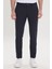 Slim Fit Dar Kesim Yan Cepli Pamuklu Esnek Armürlü Pantolon 4