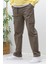 Erkek Kargo Cepli Baggy Gabardin Pantalon 3