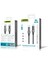 HM-540 Dijital Ekran Örgülü Hızlı Type-C To Type-C Şarj ve Data Kablosu, Estetik Tasarım, 60W 100CM, Andorid iPhone iPad Ipod Uyumlu, Siyah 3