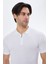 Regular Fit Fermuarlı Polo Yaka %100 Pamuk Kısa Kollu Basic Penye T-Shirt-PE3604TY22 1