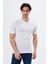 Regular Fit Fermuarlı Polo Yaka %100 Pamuk Kısa Kollu Basic Penye T-Shirt-PE3604TY22 3