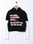 Simli Kız Çocuk Siyah Sweatshirt Prg-07 1