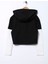 Simli Kız Çocuk Siyah Sweatshirt Prg-07 2