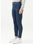 Yüksek Bel Skinny Paça Super Skinny Koyu İndigo Kadın Denim Pantolon DELLA-2 4