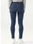 Yüksek Bel Skinny Paça Super Skinny Koyu İndigo Kadın Denim Pantolon DELLA-2 5