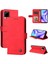 Realme C25/C25S Darbeye Dayanıklı Kart Yuvası Tutucular Için Flip Case Kısa Kayış (Yurt Dışından) 2