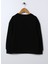 Baskılı Kız Çocuk Siyah Sweatshirt 22WAG30 2