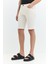 Slim Fit Bej Erkek Jean Şort 4
