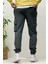 Erkek Kargo Cepli Fermuarlı Paraşüt Mevsimlik Jogger Pantolon 5