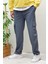 Erkek Full Likralı Rahat Kesim Kargo Cepli Baggy Jogger Pantolon 4