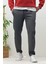 Erkek Düz Paça Çelik Örgü Kumaş Mevsimlik Klasik Pantalon 5