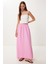 Cepli Kloş Müslin Etek Pembe LBV0067 2