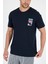 Erkek %100 Pamuk Bisiklet Yaka Kısa Kollu Baskılı T-Shirt Rahat ve Şık Günlük Tişört 0005 3
