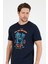 Erkek Go On Holiday Baskılı T-Shirt – %100 Pamuk – Bisiklet Yaka Kısa Kollu Rahat Erkek Tişört 0008 4