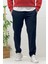 Erkek Düz Paça Çelik Örgü Kumaş Mevsimlik Klasik Pantalon 3