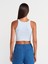 21104 Fitilli Crop Top-Açık Mavi 2