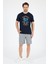 Erkek Go On Holiday Baskılı T-Shirt – %100 Pamuk – Bisiklet Yaka Kısa Kollu Rahat Erkek Tişört 0008 3