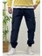 Erkek Kargo Cepli Modelli Paraşüt Jogger Pantolon 4