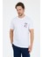 Erkek %100 Pamuk Bisiklet Yaka Kısa Kollu Baskılı T-Shirt Rahat ve Şık Günlük Tişört 0005 1