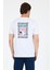 Erkek %100 Pamuk Bisiklet Yaka Kısa Kollu Baskılı T-Shirt Rahat ve Şık Günlük Tişört 0005 4