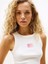 Tjw Slım Gradıent Flag Tank Kadın Beyaz T-Shirt DW0DW20920YBL 4