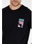 Erkek %100 Pamuk Bisiklet Yaka Kısa Kollu Baskılı T-Shirt Rahat ve Şık Günlük Tişört 0005 3