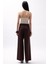 Önü Büzgülü Askılı Bej Bodysuit 5