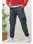 Erkek Kargo Cepli Mevsimlik Jogger Pantolon 4