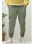 Erkek Full Likralı Paraşüt Kumaş Lastikli Jogger Pantolon 5
