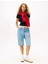 Tjw Slım Tj Us Lınear Ss Tee Kadın Mavi T-Shirt DW0DW21422C1G 1