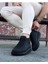 HS032 Kömür Bağcıklı Sneakers Yarım Bilek Bot 2