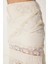Dantelli Midi Örme Etek Krem LCR0075 4