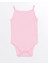 Baby Pembe Kare Yaka Askılı Kız Bebek Çıtçıtlı Body 1