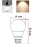 10,5W (75W) LED Ampul E27 Sarı - 3 Adet 2