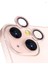 Iphone 13/13 Mini Uyumlu Kamera Koruyucu Lens Mercek Metal Çerçeveli 2li Set 1
