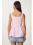 Askılı Balon Etekli Poplin Bluz Şeker Pembe LPX0002 4