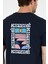 Erkek %100 Pamuk Bisiklet Yaka Kısa Kollu Baskılı T-Shirt Rahat ve Şık Günlük Tişört 0005 4