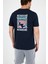 Erkek %100 Pamuk Bisiklet Yaka Kısa Kollu Baskılı T-Shirt Rahat ve Şık Günlük Tişört 0005 5