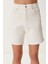Bermuda Denim Şort Krem LUT0017 4