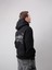 Runner's High, Siyah Oversize Kapüşonlu Sweatshirt 5