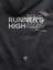 Runner's High, Siyah Oversize Kapüşonlu Sweatshirt 7