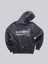 Runner's High, Siyah Oversize Kapüşonlu Sweatshirt 8