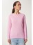 Basic Mevsimlik Viskon Bluz Pembe LUS0132 4